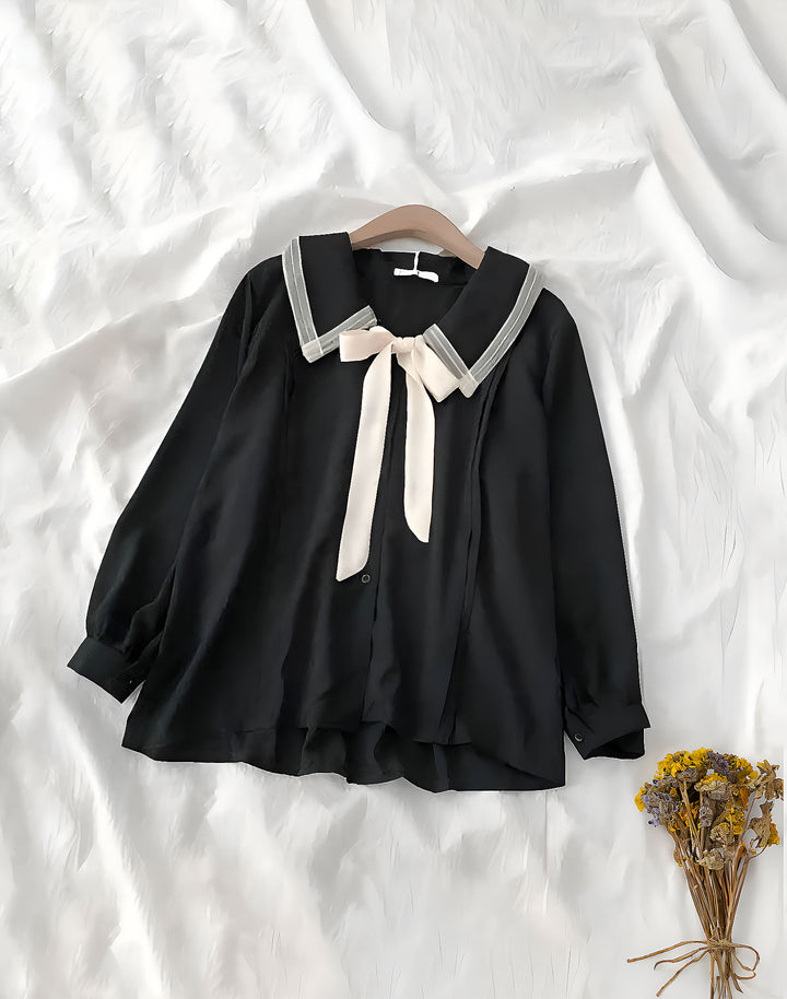 Anime Cosplay Shirt in Black Color