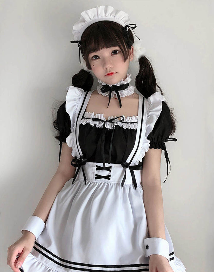 Japanese Lolita Black Dress - Street Kawaii