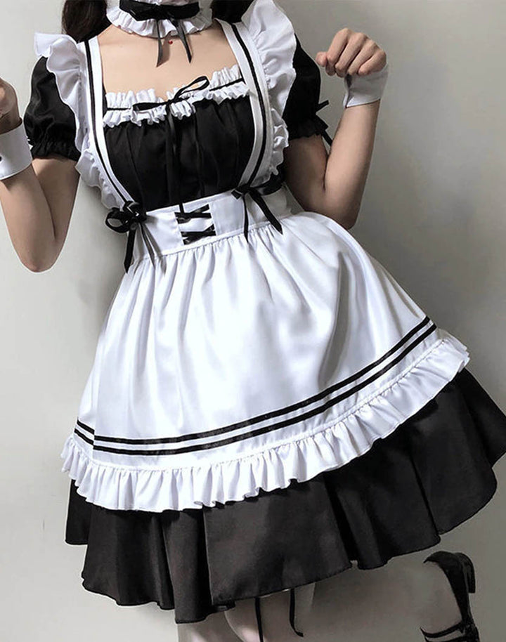 Lolita Black Dress - Street Kawaii