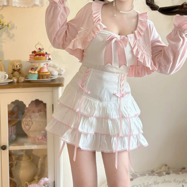 Ruffle Lolita Mini Skirt