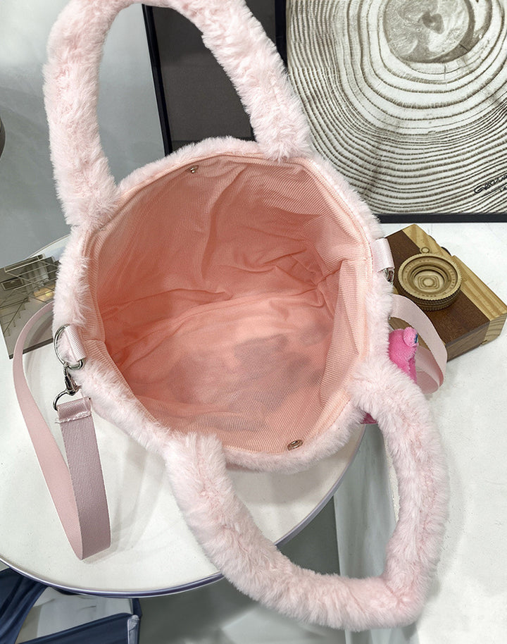 Inside Detail of Sanrio Plush Handbag – Functional and Fashionable Design