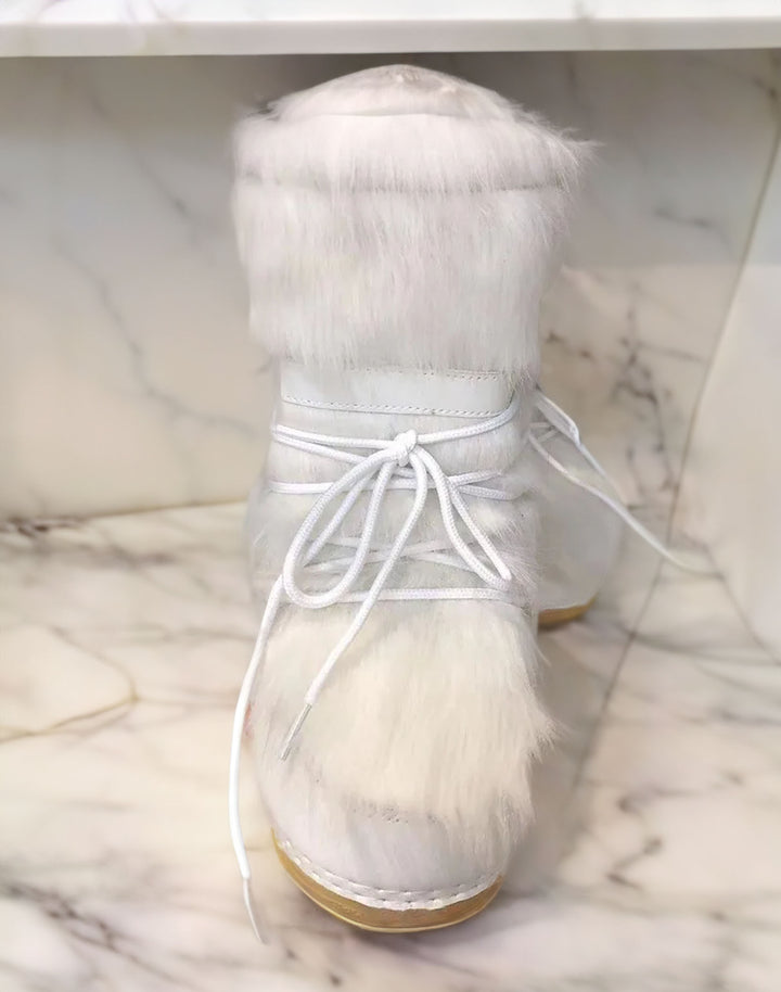 Trendy Mid-Calf Y2K Boots – Plush and Stylish for Winter Fashion